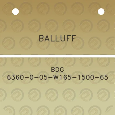 balluff-bdg-6360-0-05-w165-1500-65