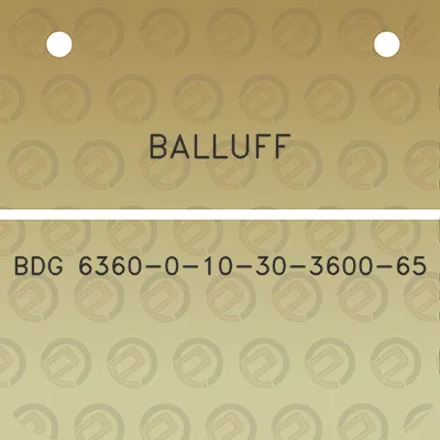 balluff-bdg-6360-0-10-30-3600-65