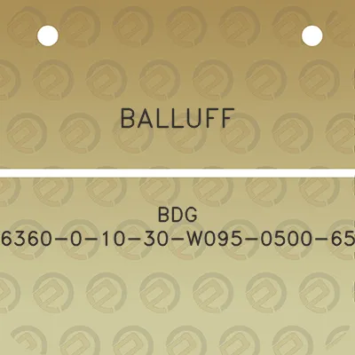 balluff-bdg-6360-0-10-30-w095-0500-65