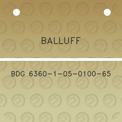 balluff-bdg-6360-1-05-0100-65