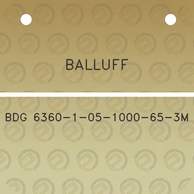 balluff-bdg-6360-1-05-1000-65-3m