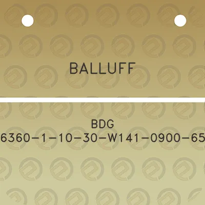 balluff-bdg-6360-1-10-30-w141-0900-65