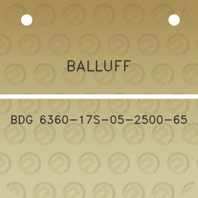 balluff-bdg-6360-17s-05-2500-65