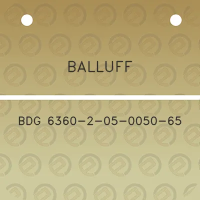 balluff-bdg-6360-2-05-0050-65