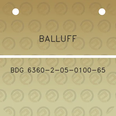 balluff-bdg-6360-2-05-0100-65