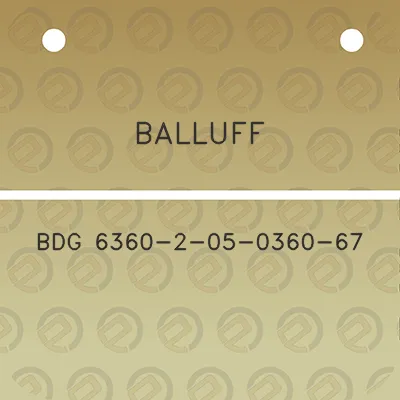 balluff-bdg-6360-2-05-0360-67