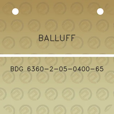 balluff-bdg-6360-2-05-0400-65