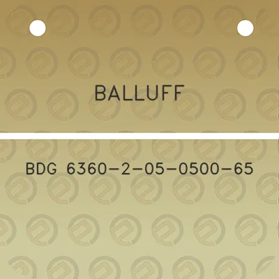 balluff-bdg-6360-2-05-0500-65