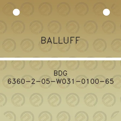 balluff-bdg-6360-2-05-w031-0100-65