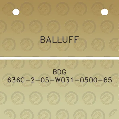 balluff-bdg-6360-2-05-w031-0500-65