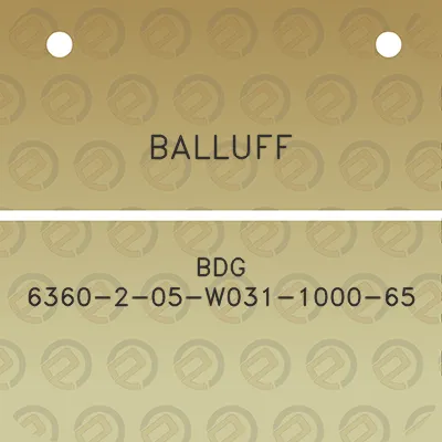 balluff-bdg-6360-2-05-w031-1000-65