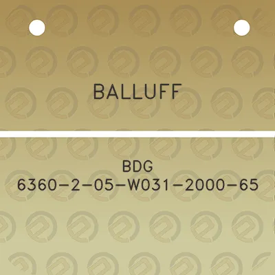 balluff-bdg-6360-2-05-w031-2000-65