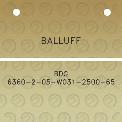 balluff-bdg-6360-2-05-w031-2500-65