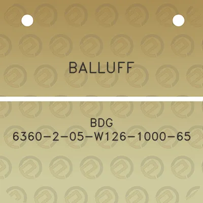 balluff-bdg-6360-2-05-w126-1000-65