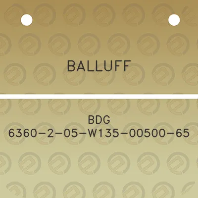 balluff-bdg-6360-2-05-w135-00500-65