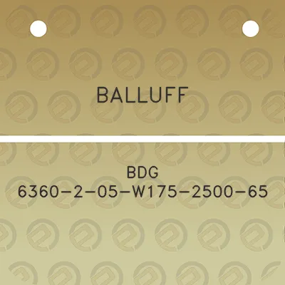 balluff-bdg-6360-2-05-w175-2500-65