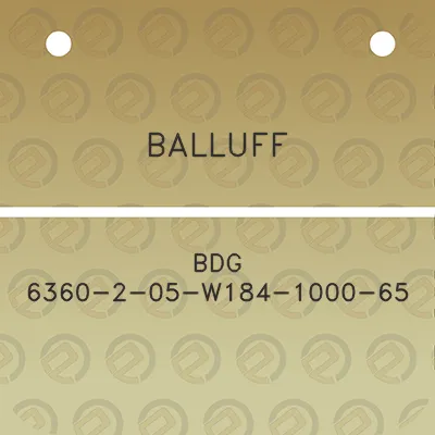 balluff-bdg-6360-2-05-w184-1000-65