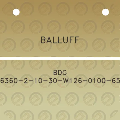 balluff-bdg-6360-2-10-30-w126-0100-65