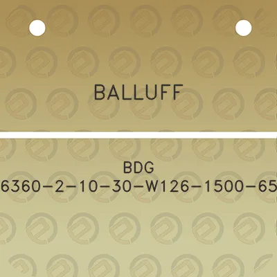 balluff-bdg-6360-2-10-30-w126-1500-65