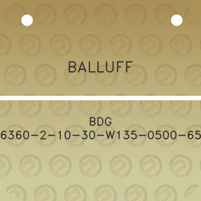 balluff-bdg-6360-2-10-30-w135-0500-65