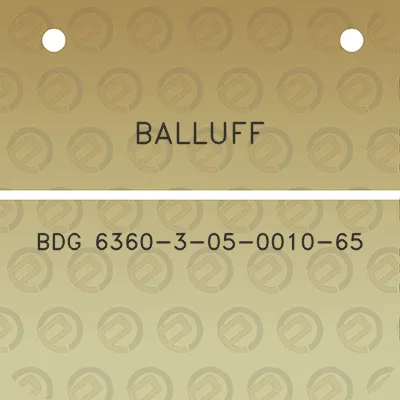 balluff-bdg-6360-3-05-0010-65