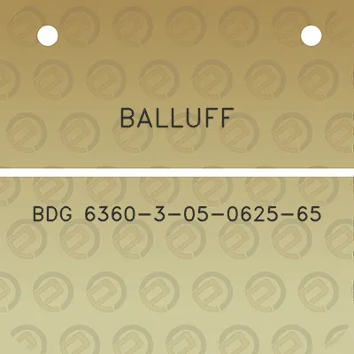 balluff-bdg-6360-3-05-0625-65