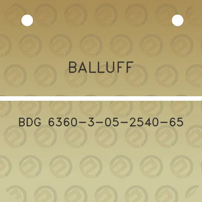 balluff-bdg-6360-3-05-2540-65