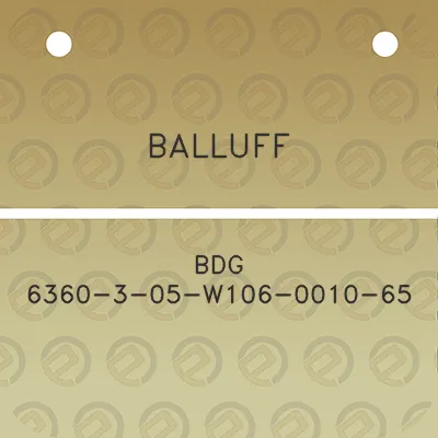 balluff-bdg-6360-3-05-w106-0010-65