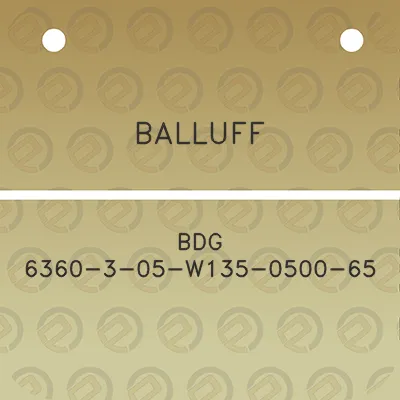 balluff-bdg-6360-3-05-w135-0500-65