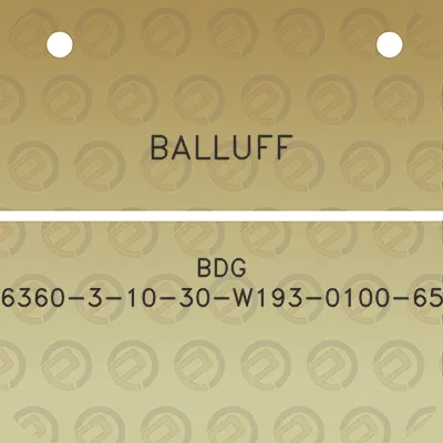 balluff-bdg-6360-3-10-30-w193-0100-65