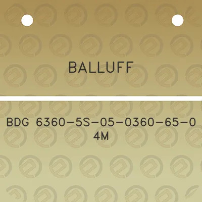 balluff-bdg-6360-5s-05-0360-65-0-4m