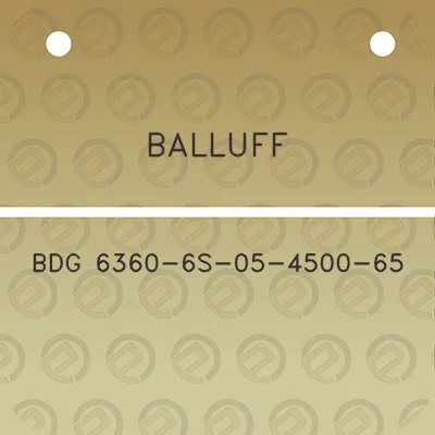 balluff-bdg-6360-6s-05-4500-65