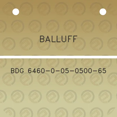 balluff-bdg-6460-0-05-0500-65