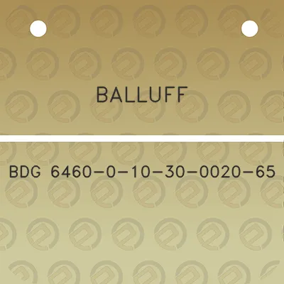 balluff-bdg-6460-0-10-30-0020-65