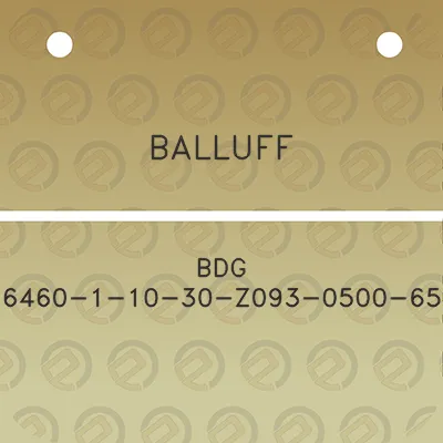 balluff-bdg-6460-1-10-30-z093-0500-65