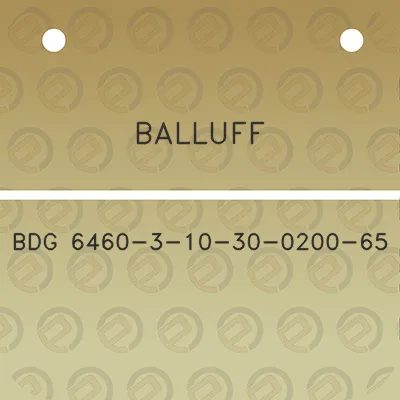 balluff-bdg-6460-3-10-30-0200-65