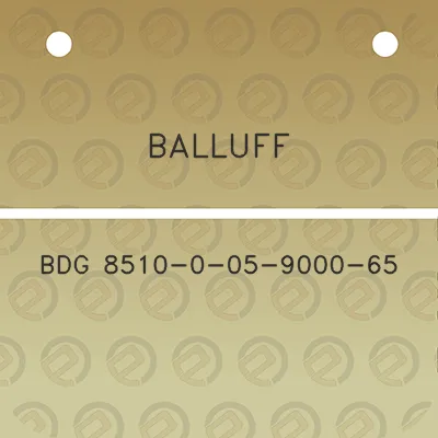 balluff-bdg-8510-0-05-9000-65