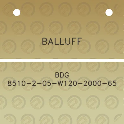 balluff-bdg-8510-2-05-w120-2000-65