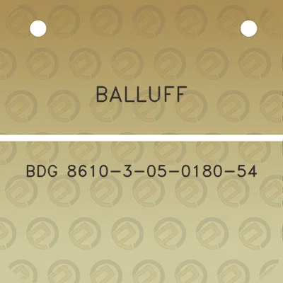 balluff-bdg-8610-3-05-0180-54