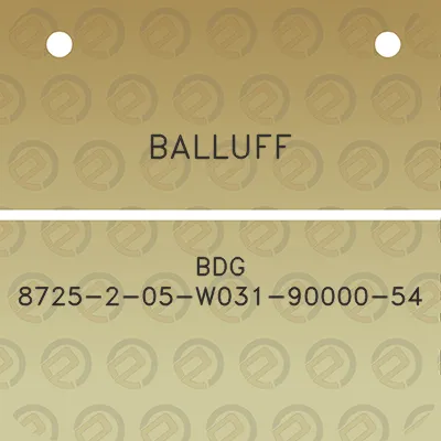 balluff-bdg-8725-2-05-w031-90000-54