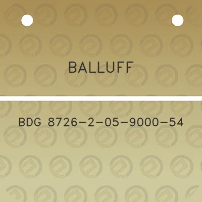 balluff-bdg-8726-2-05-9000-54