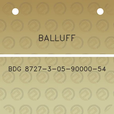 balluff-bdg-8727-3-05-90000-54