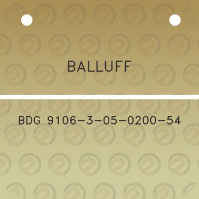 balluff-bdg-9106-3-05-0200-54