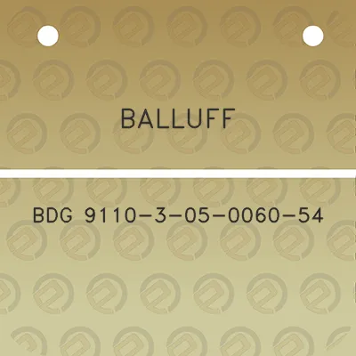 balluff-bdg-9110-3-05-0060-54