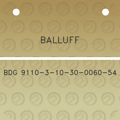 balluff-bdg-9110-3-10-30-0060-54