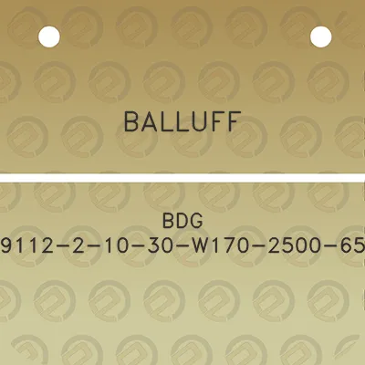 balluff-bdg-9112-2-10-30-w170-2500-65