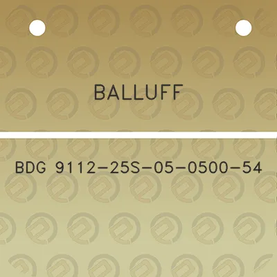 balluff-bdg-9112-25s-05-0500-54