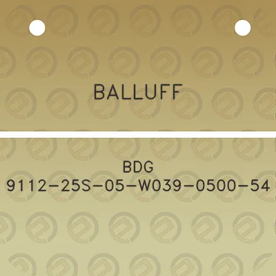 balluff-bdg-9112-25s-05-w039-0500-54