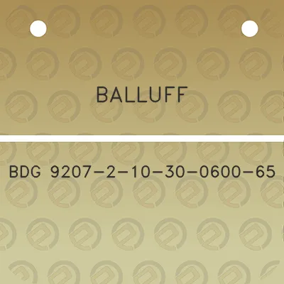 balluff-bdg-9207-2-10-30-0600-65