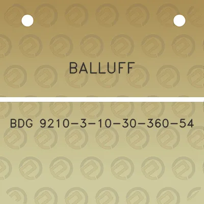 balluff-bdg-9210-3-10-30-360-54